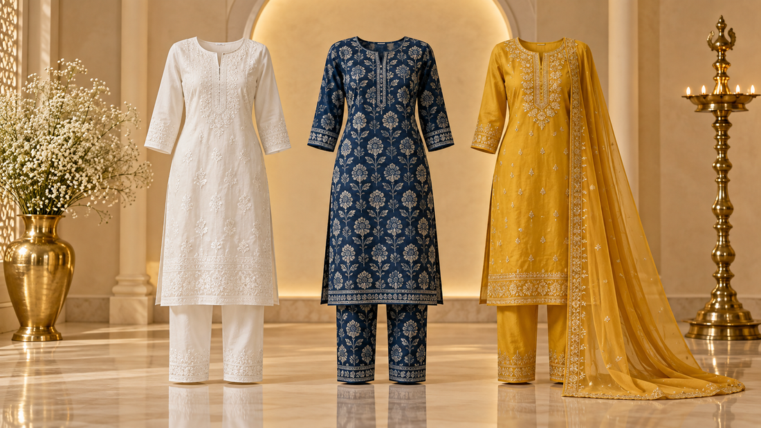 Kurti with pant for women for everyday, office and festive wear