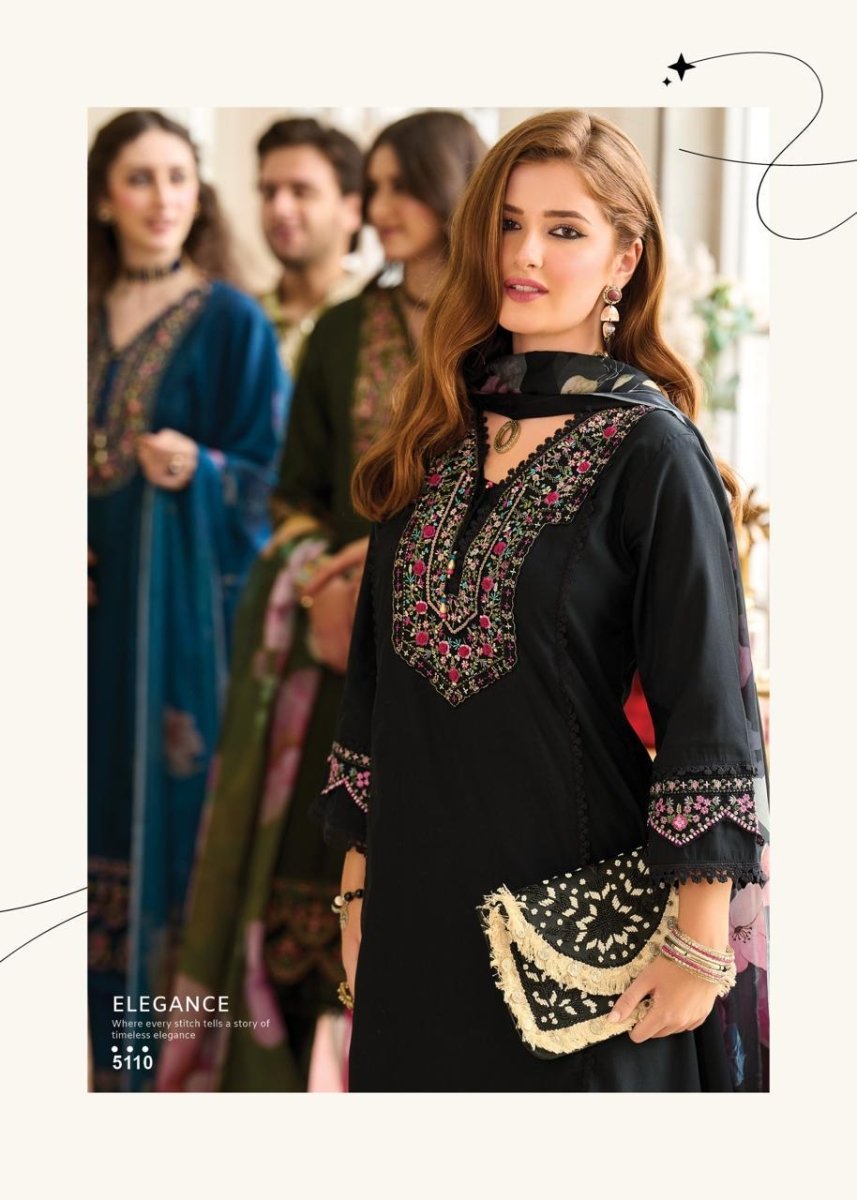 Black Roman Silk A Line Kurti With Cotton Laning For Women - Aira Fabrics Designer Studio